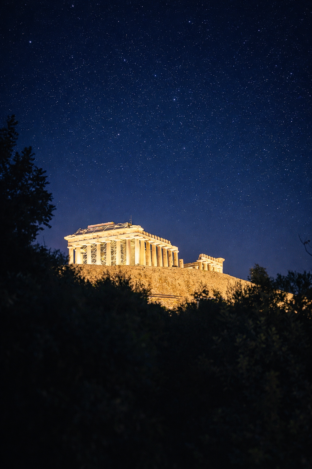 Athens by night