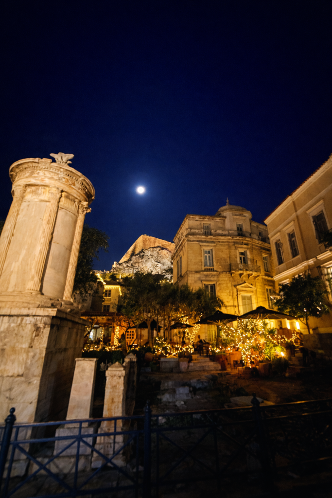Athens night walk